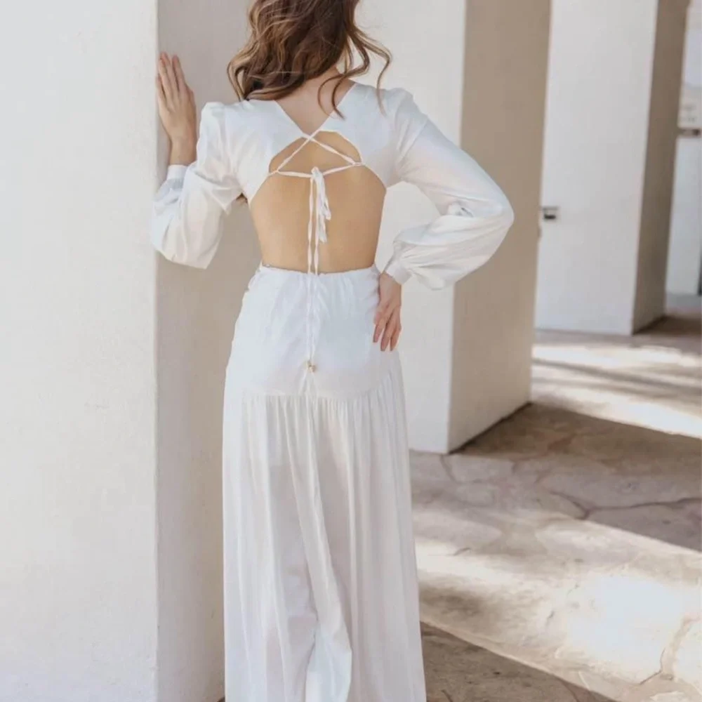 Untamed Petals Positano Cut Out Maxi Dress Flowy - Picture 2 of 5